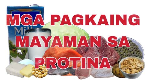 Mga pagkaing mayaman sa vitamin A, C, Zinc at Protein.